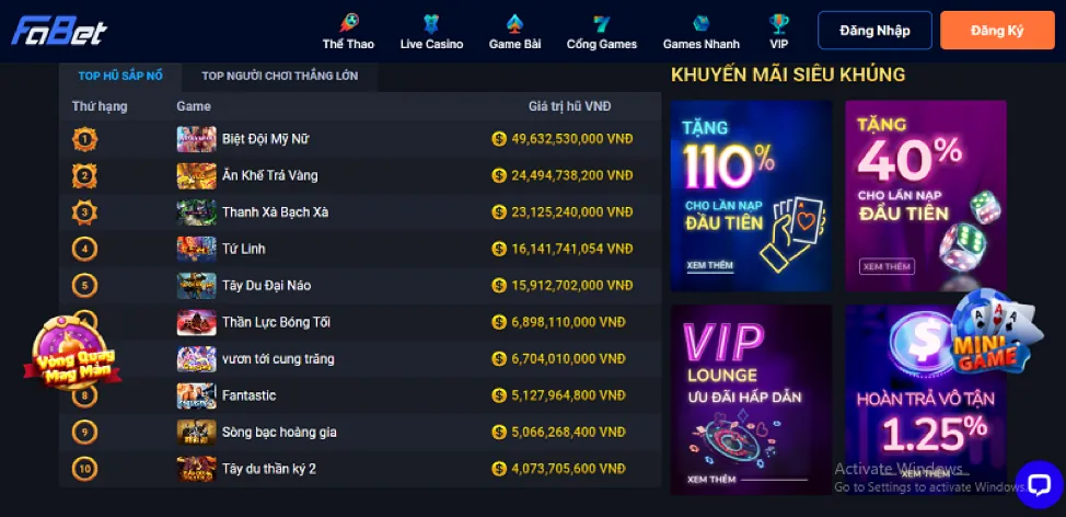 Ưu đãi chào mừng cho người chơi mới tại 56win Nổ Hũ